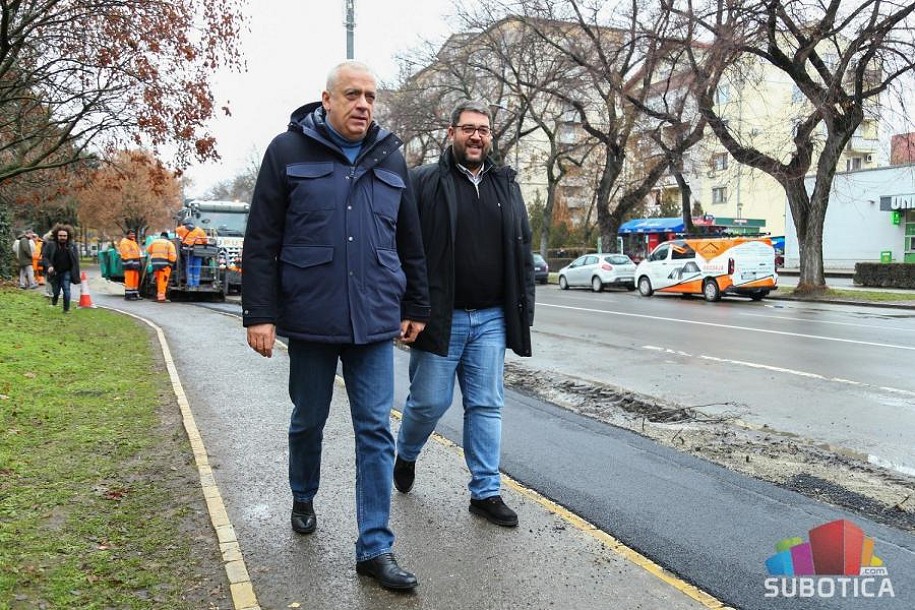 Završeni radovi na biciklističkoj stazi na Segedinskom putu