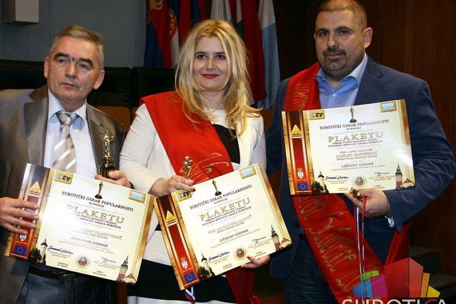Dodeljen Subotički Oskar popularnosti
