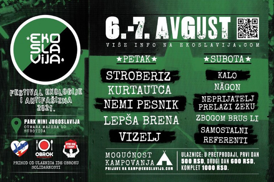 Festival "Ekoslavija" 6. i 7. avgusta u parku Mini Jugoslavije