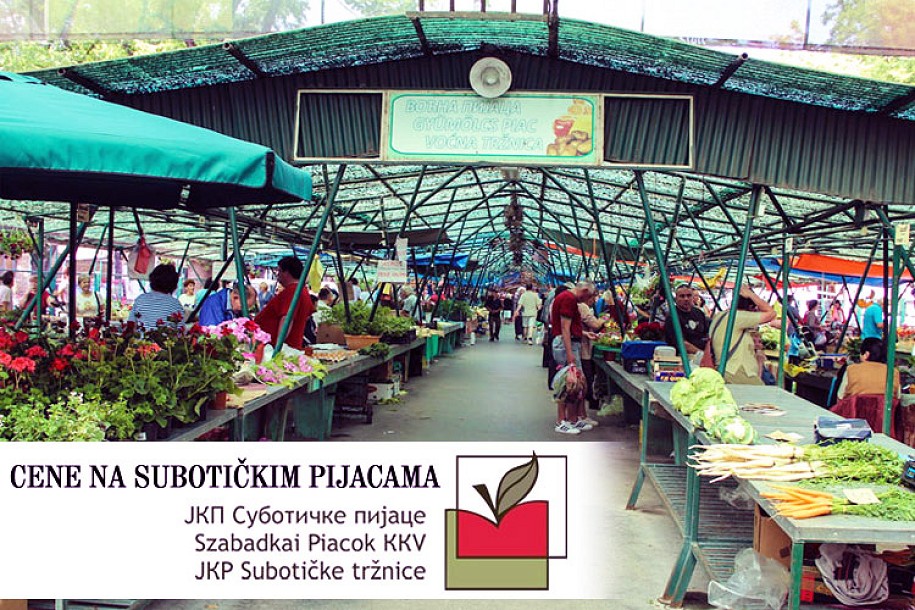 Cene na subotičkim pijacama (05. maj)