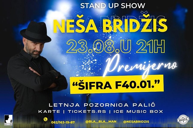Neša Bridžis 23. avgusta na Letnjoj pozornici na Paliću