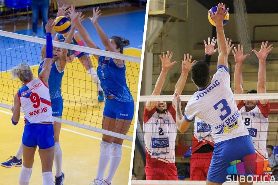 Odbojka: "Golubovi" savladali Mladi radnik, "golubice" Partizan