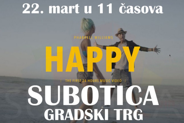 Javno snimanje neformalnog promotivnog spota za Suboticu