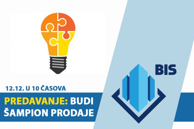 Besplatno predavanje na temu "Budi šampion prodaje"