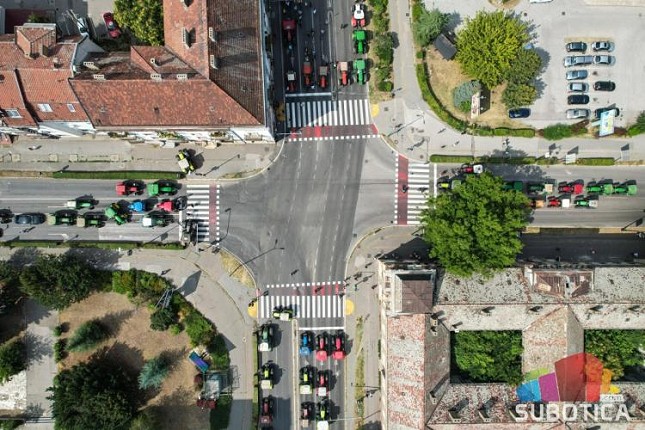 Celodnevna blokada raskrsnice kod Patrije počela u 10 časova
