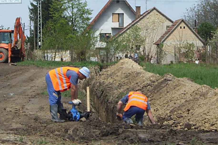 Radovi na vodosnabdevanju na Kelebiji (23.07.)