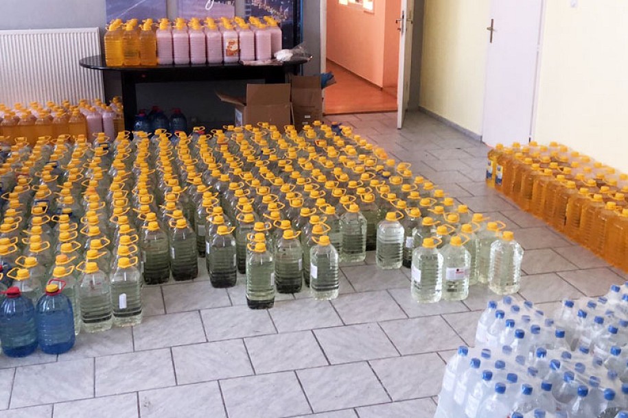 Počeo drugi krug podele dezinfekcionog sredstva i zaštitnih maski