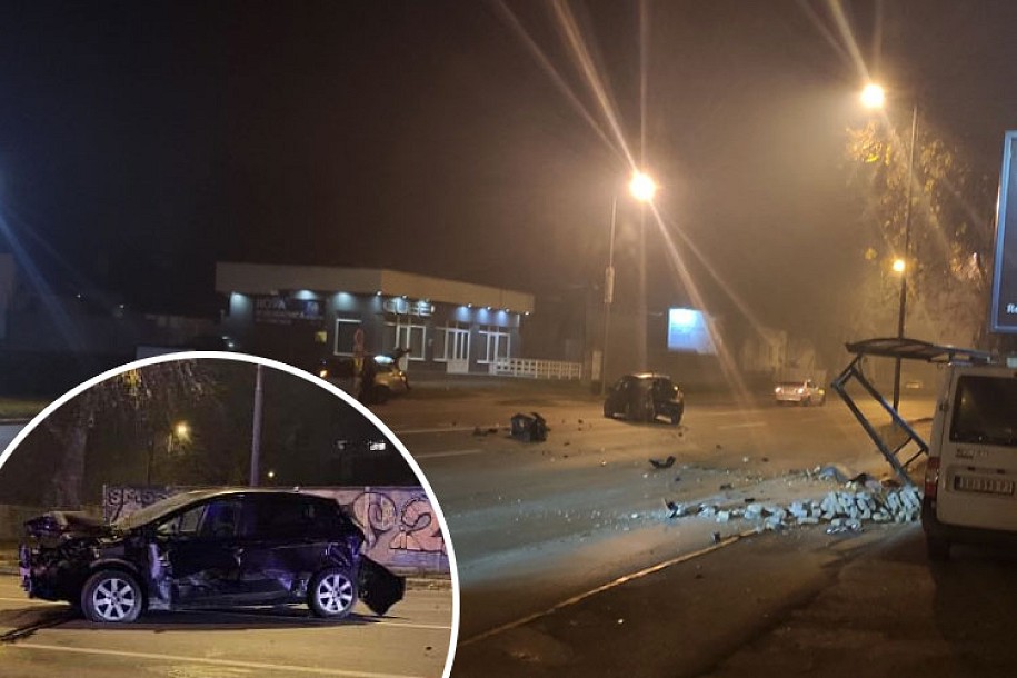 Teško povređena osoba u saobraćajnoj nezgodi kod Rotografike