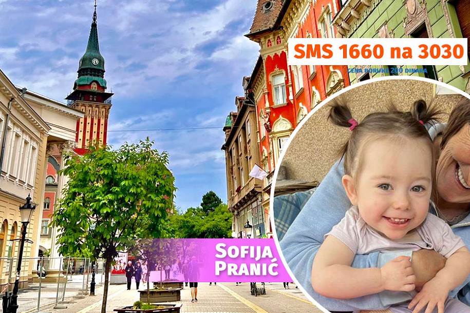 Koliko košta zdravlje: maloj Sofiji nedostaje još 5 miliona za bezbrižnije detinjstvo