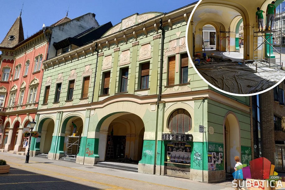 U toku sređivanje fasade Doma vojske