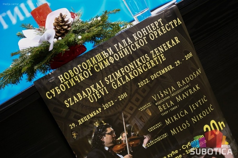 Tradicionalni Novogodišnji gala koncert Subotičkog simfonijskog orkestra