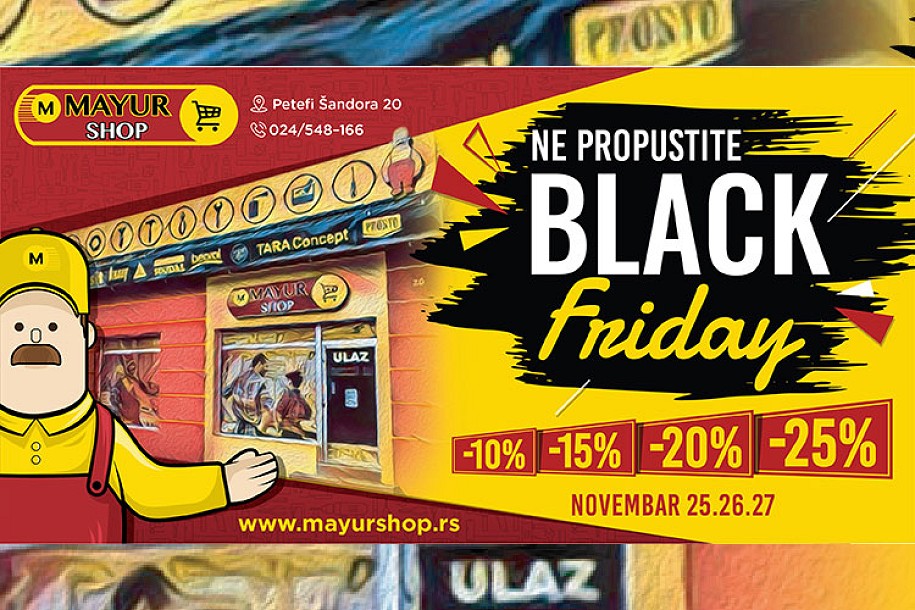 "Crni petak" donosi popuste na alat u "Mayur shopu"