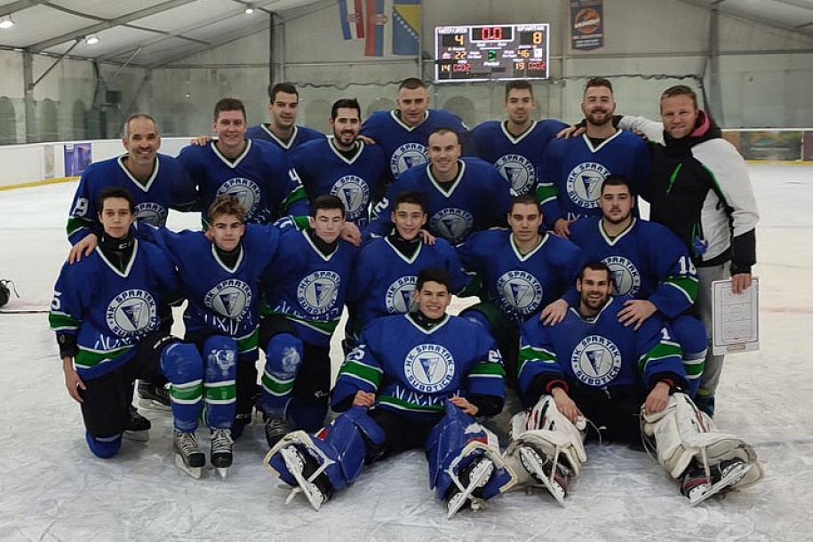 Hokej: Seniori Spartaka ubedljivi u Sarajevu, U12 i U14 selekcije polovične u Budimpešti