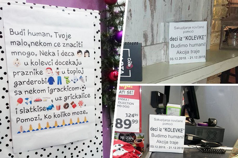 Humanitarna akcija za decu Kolevke