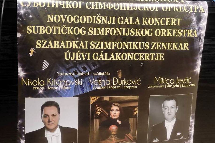 Novogodišnji koncert Subotičkog simfonijskog orkestra u nedelju, 29. decembra