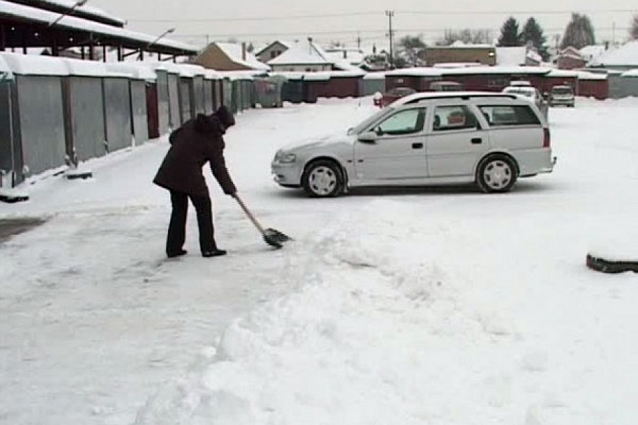 Radnici Tržnice noću sklanjaju sneg sa Buvljaka