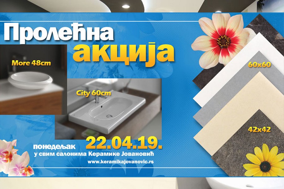 Akcija "Keramike Jovanović" 22. aprila na uvozne pločice