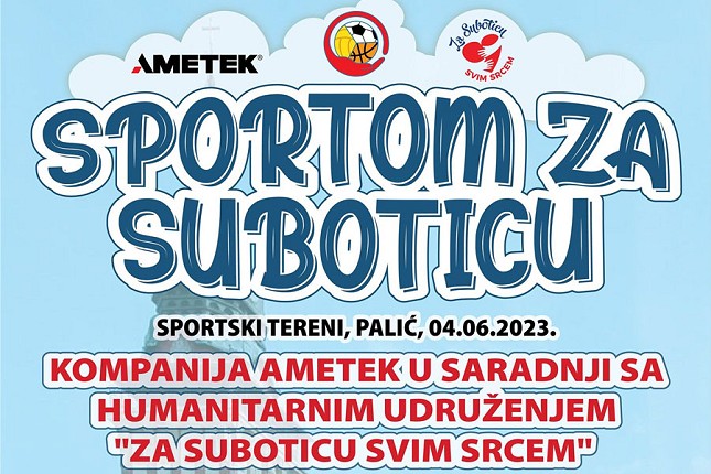 Humanitarni turnir "Sportom za Suboticu" u nedelju (4. juna) na Paliću