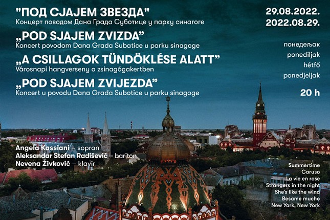 Koncert "Pod sjajem zvezda" u dvorištu Sinagoge
