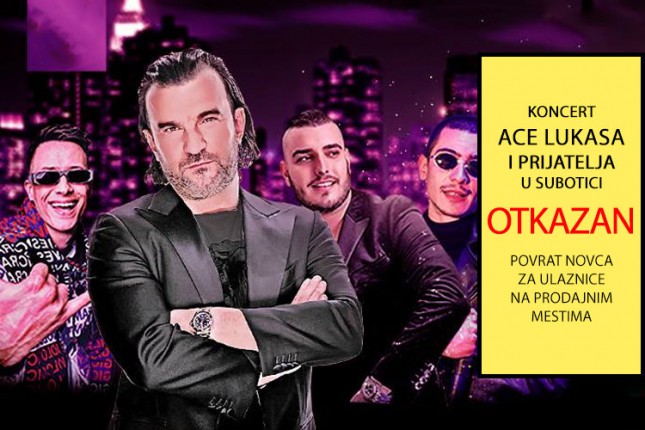 Otkazan koncert Ace Lukasa