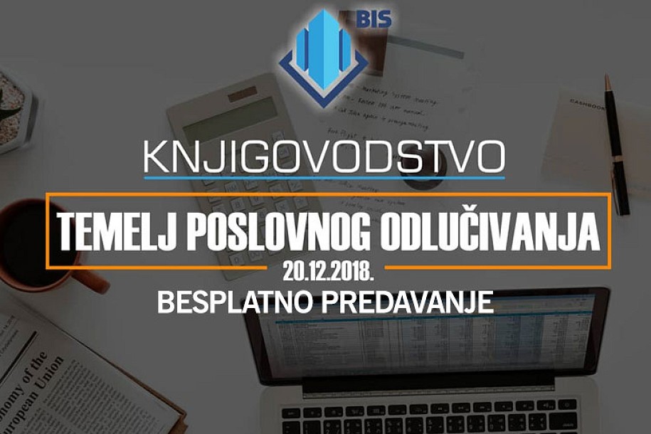 Besplatno predavanje na temu "Knjigovodstvo"