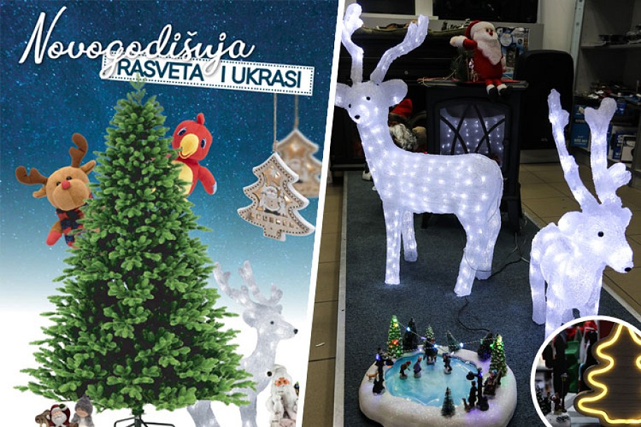 Praznični popust na novogodišnju dekoraciju u "Elementi"