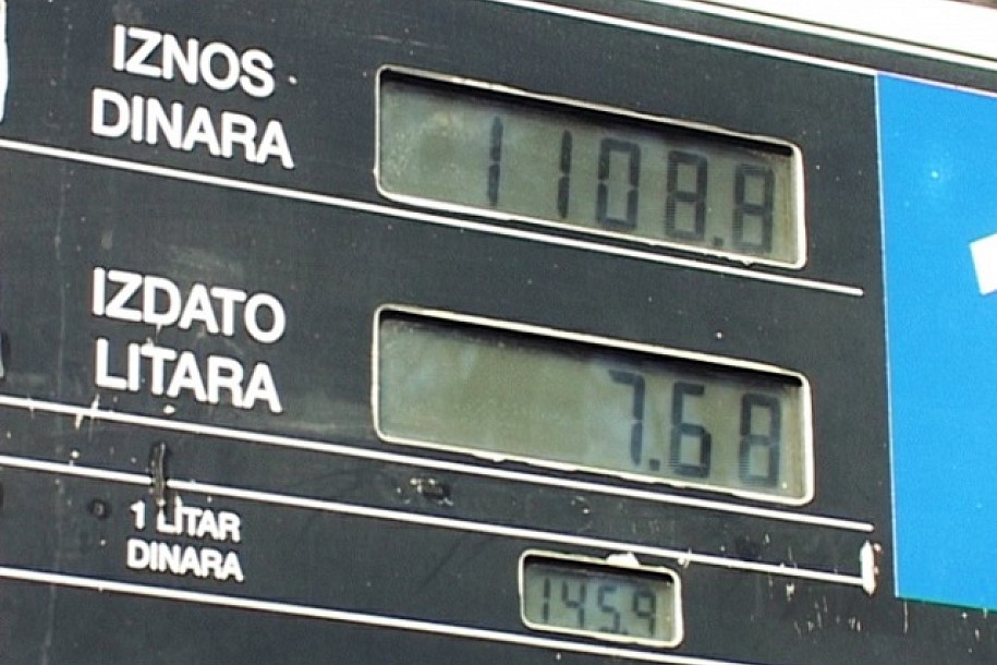 Najviše tankujemo za 500 i 1.000 dinara