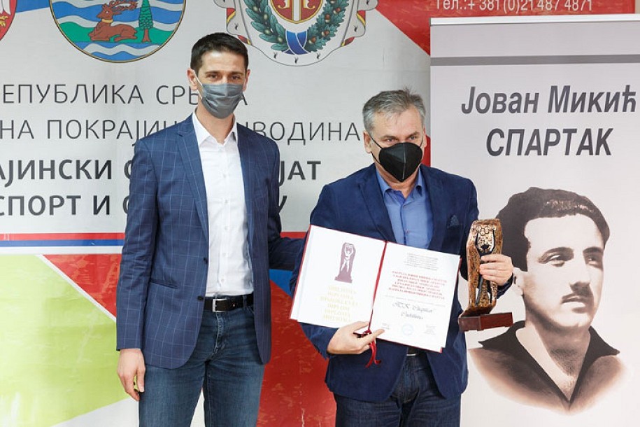 Tenis klub "Spartak" dobitnik prestižnog pokrajinskog priznanja