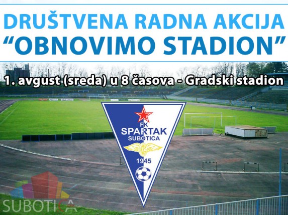 Akcija "Obnovimo Gradski stadion" - pozivamo na solidarnost sugrađana