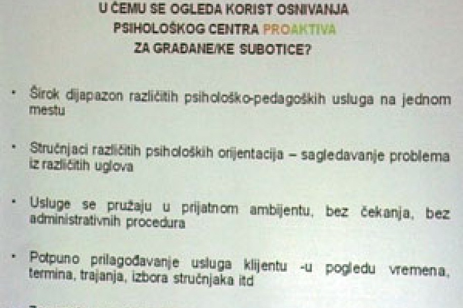 Psihološki centar u Subotici