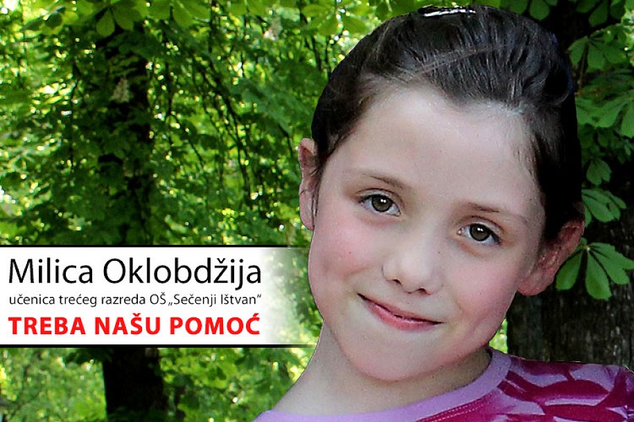 Desetogodišnjoj Milici neophodan specijalni prsluk da ublaži borbu sa bolešću