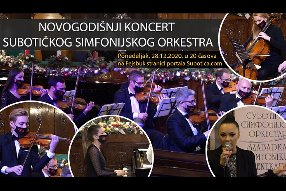 Emitovan Novogodišnji koncert Subotičkog simfonijskog orkestra