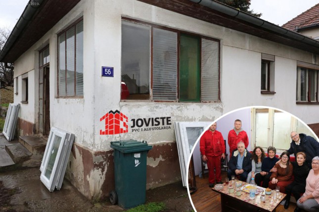 Kompanija "Joviste" pomogla porodici Morača obnovom kompletne stolarije
