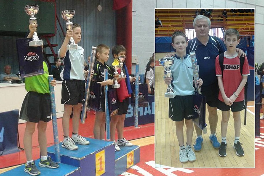 Zlatna medalja za Aleksandra Čokića na međunarodnom stonoteniskom turniru u Zagrebu