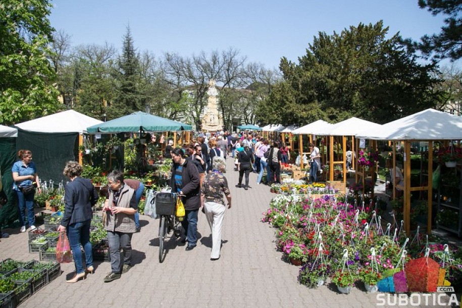 Veliko interesovanje za prolećni vašar cveća