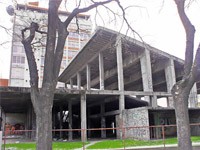 Sud brani betonski skelet