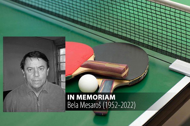Preminuo Bela Mesaroš, stonoteniski igrač i trener