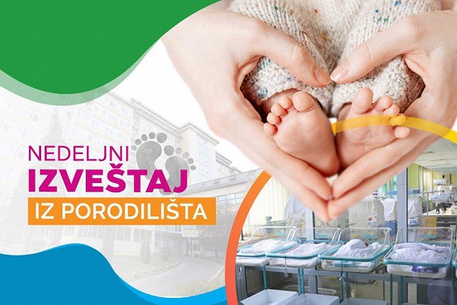 Tokom protekle sedmice (16-22. avgust) rođene 24 bebe