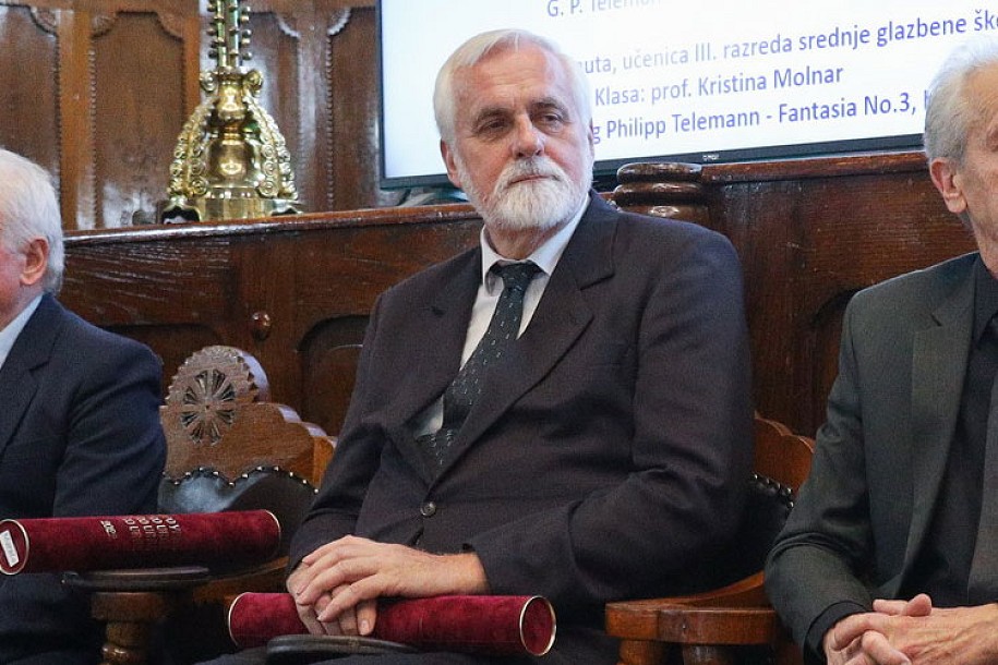 Prof. dr Josip Ivanović, dobitnik priznanja „Pro urbe“