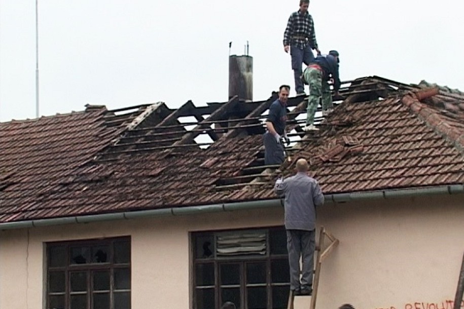 Požar u fabrici nameštaja Bajmok