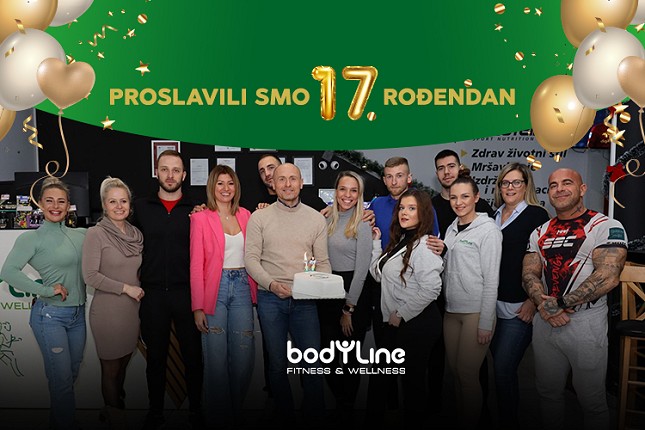 "Bodyline fitness & wellness" proslavlja 17. rođendan uz poklone