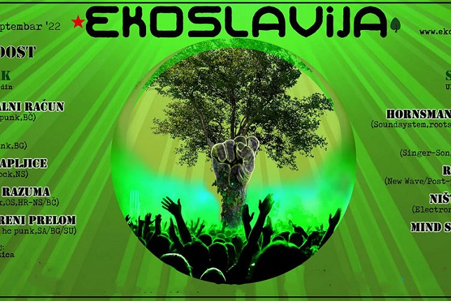 Festival "Ekoslavija 2022" 10. i 11. septembra
