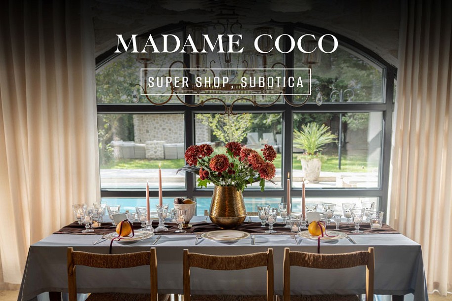 Sve za uređenje modernog doma - "Madame Coco" i u našem gradu