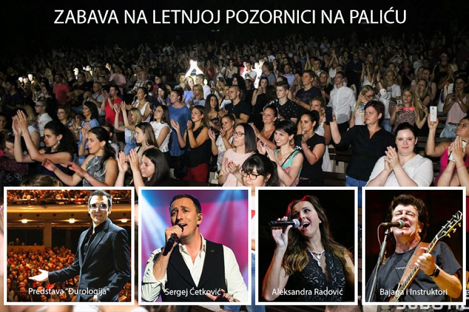 Predstava i tri koncerta za kraj sezone na Letnjoj pozornici