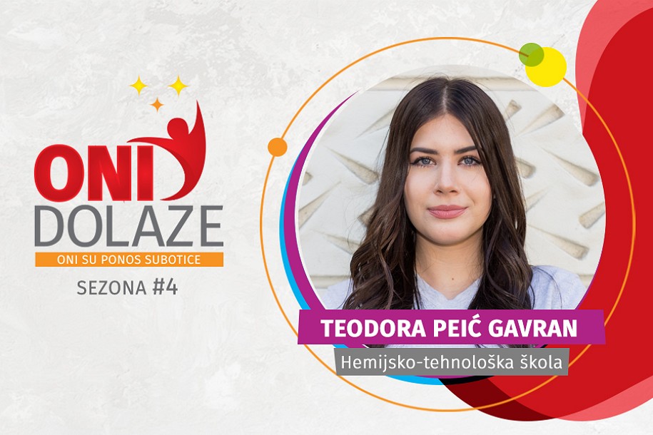 Oni dolaze: Teodora Peić Gavran, maturantkinja Hemijsko-tehnološke škole
