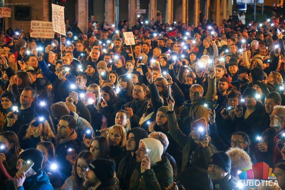 Završen još jedan protest, ovaj put od Prozivke do Patrije gde je blokirana raskrsnica