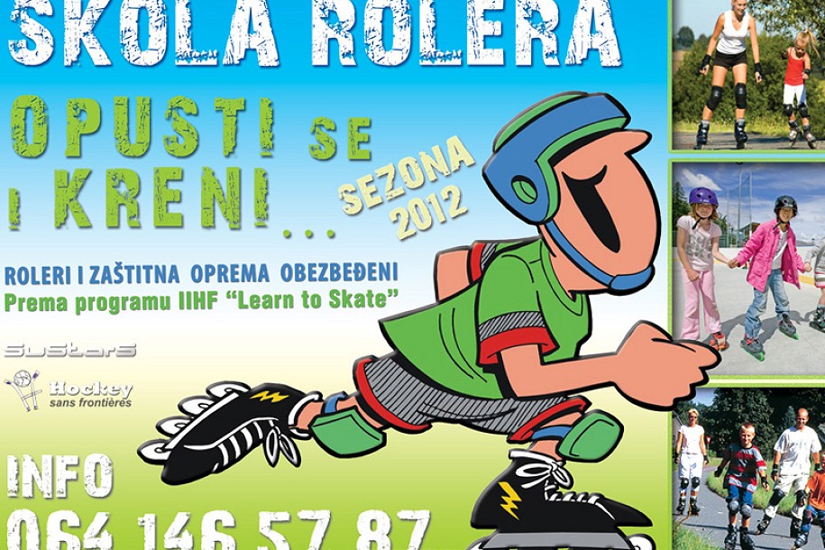 Škola rolera za decu u Subotici