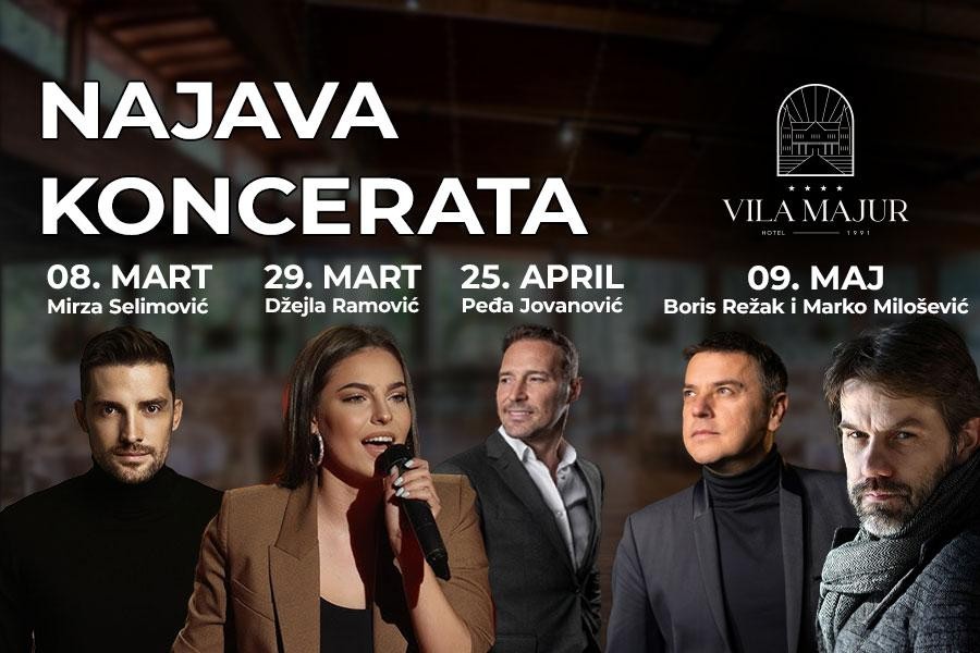 Nastup Mirze Selimovića u Vili Majur