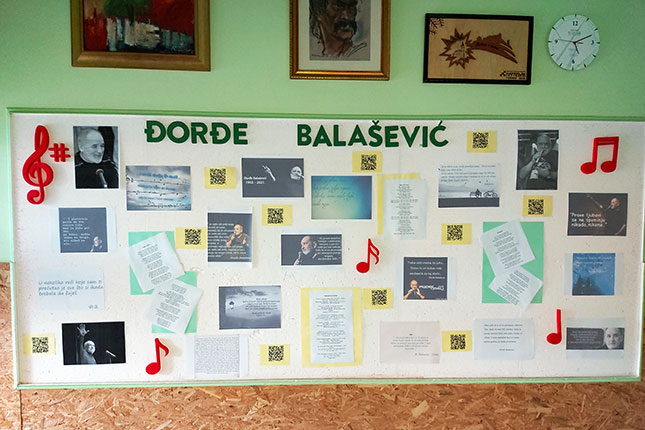 OŠ "Matija Gubec" obeležila rođendan Đorđa Balaševića
