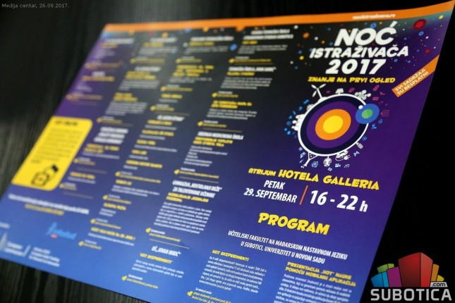 Noć istraživača u petak u Atrijumu hotela "Galleria"